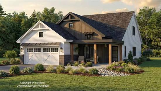 Stunning Modern Farmhouse with Attached Garage