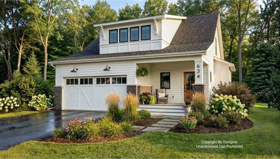 Stylish Farmhouse with Attached Garage