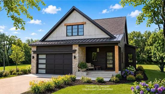 Stunning Transitional with Attached Garage