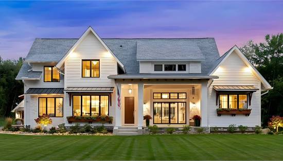 Stunning Farmhouse with Large Windows