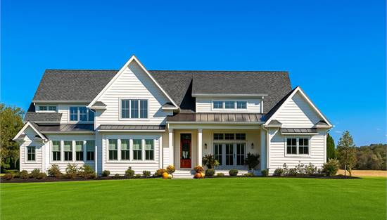 A Custom Built Farmhouse with Modern Amenities