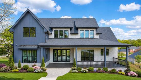 Beautiful Modern Farmhouse Built on a Slope