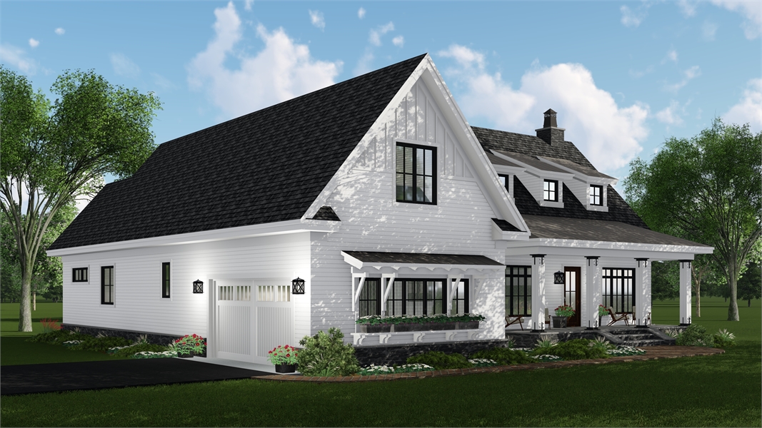 Beautiful Farm House  Style  House  Plan  7207 Bridgewater