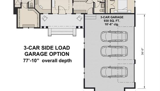 Side Load Garage Option
