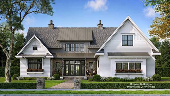 Stunning Two Story Traditional Home with Stone Accents