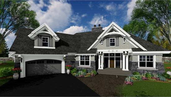 image of french country house plan 9715