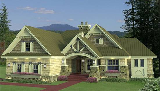 image of bungalow house plan 9663