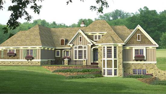 image of courtyard house plan 9732