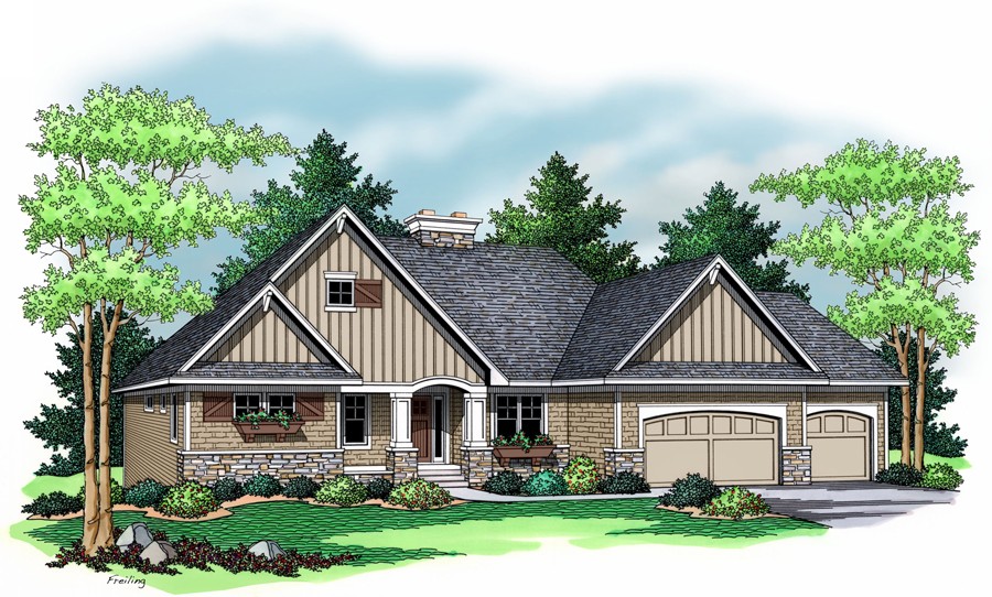 House Plan 9687: The Fairview