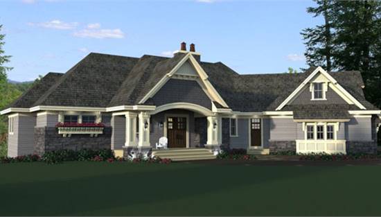 Luxury Inverted Craftsman Design