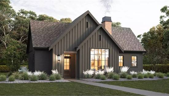 Modern 2 Bedroom Cottage with Fireplace