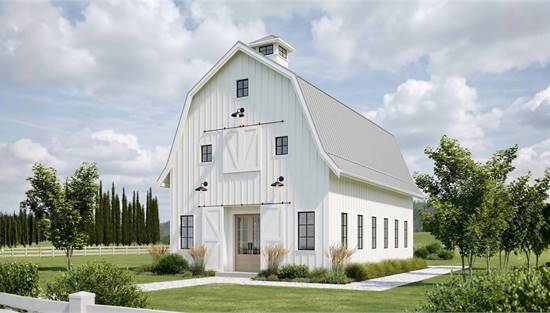 Astonishing Barndominium with Loft Bedroom