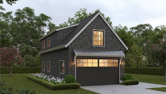 Detached 2-Car Garage with Storage or Optional Apartment
