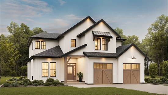 4-Bed Modern Craftsman with Optional Basement