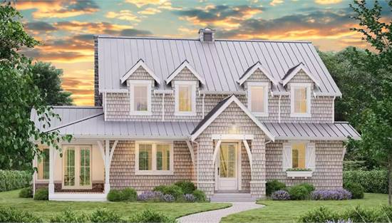 Spacious Country Cottage with Expansive Covered Porches
