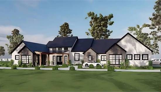 Gorgeous Modern Farmhouse with 4 Car Garage
