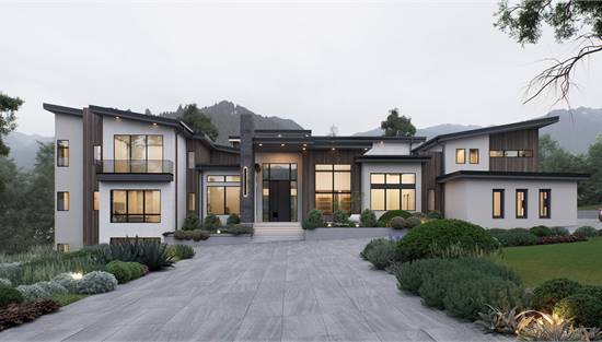 Astonishing Contemporary with Attached Garage