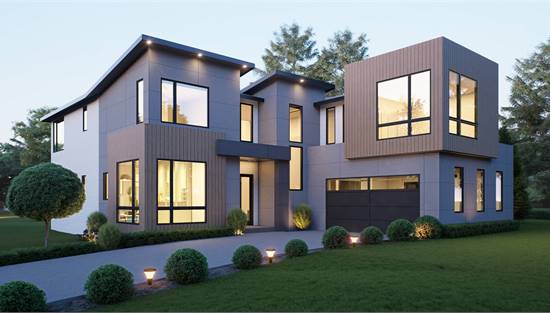 Stunning Contemporary with Attached Garage