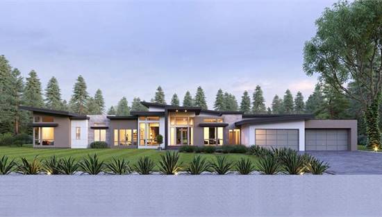 image of contemporary house plan 1717