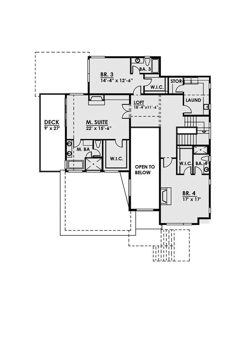 Modern House Plan Sloping Lot Contemporary Style House ...