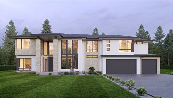 Beautiful Two Story Modern Home with Large Windows