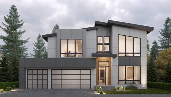 Beautiful Two Story Modern Home with Lots of Glass