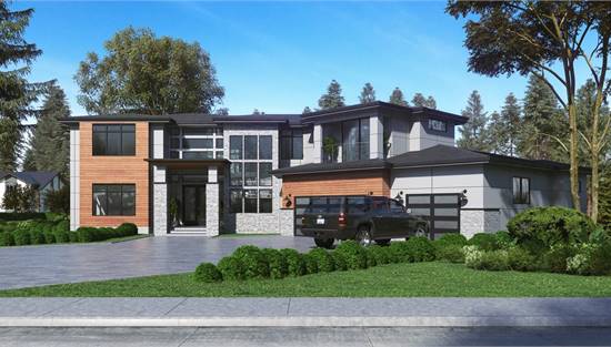 image of contemporary house plan 8573