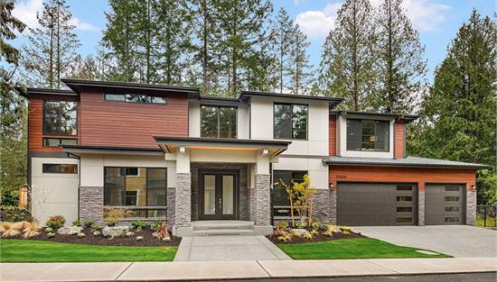 Magnificent Front View featuring Oversized Windows