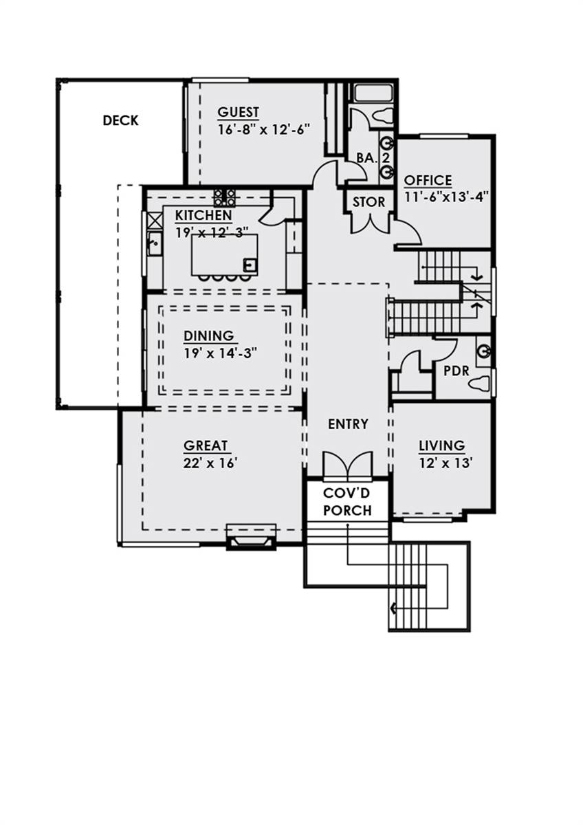 Captivating 3 Level Modern Style House Plan 9641 Garnier 9641