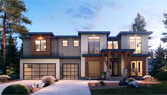 Beautiful Front Evening View