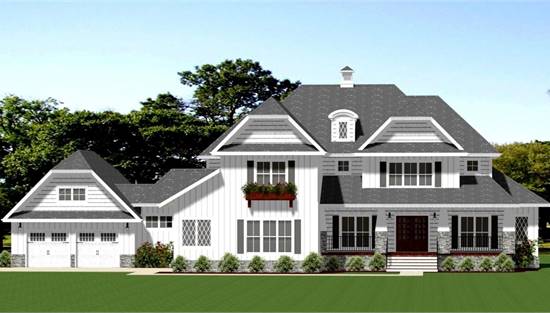 image of victorian house plan 7818