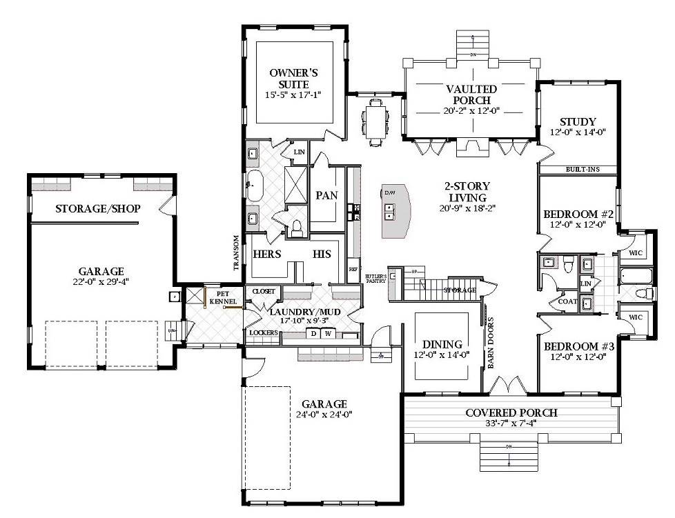 Small House Plans With Open Floor
