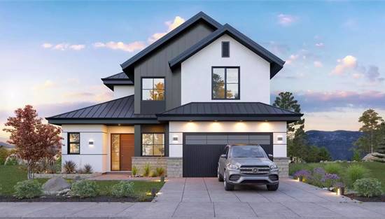 Stylish Farmhouse with Attached Garage