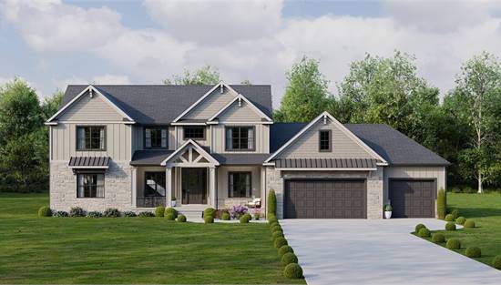 Stylish Craftsman with Attached Garage