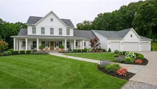Staggering Farmhouse with Oversized Garage