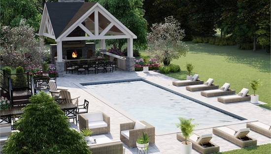 Beautiful Farmhouse Cabana with Fireplace
