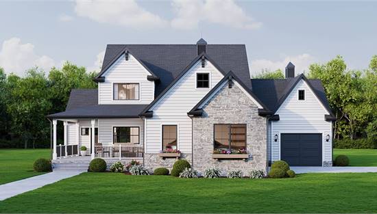 Stylish Craftsman with Attached Garage