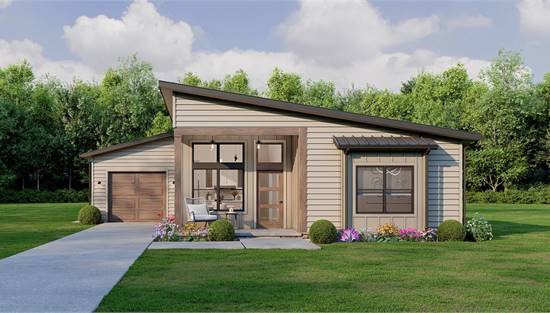 Charming Contemporary with Attached Garage