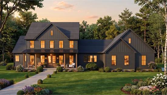 Stunning Modern Farmhouse with Attached Garage