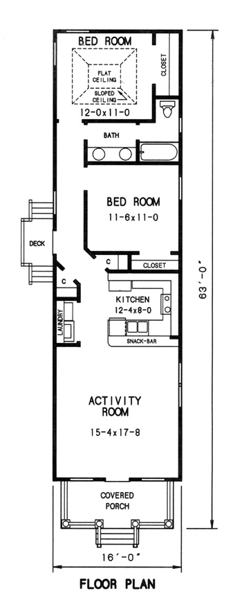 Narrow Lot Cottage 7721 2 Bedrooms and 1  5 Baths The 