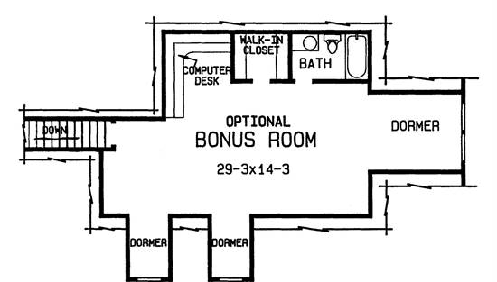 bonus room floor plan