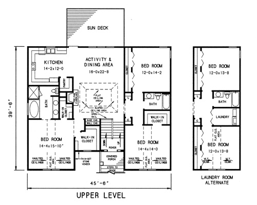 upper level plan