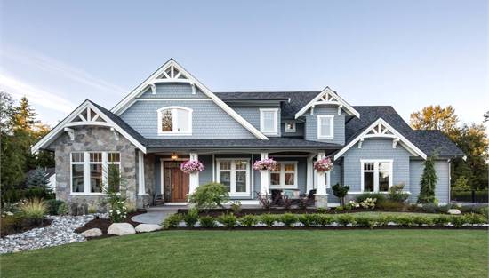 Gorgeous Country Craftsman Home with Large Gables