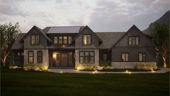 2-Story Transitional with 3-Car Garage