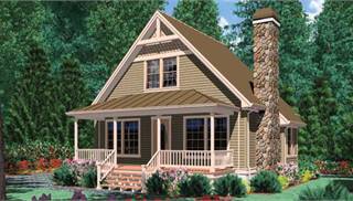 Tiny House Plans & Home Designs | The House Designers - image of Aberdeen House Plan