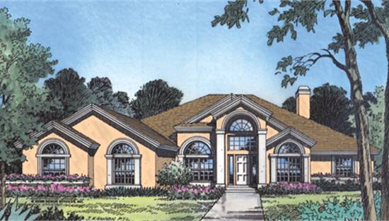 image of icf & concrete house plan 4107