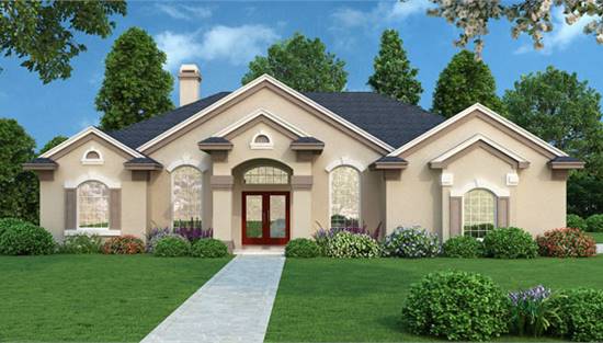 image of icf & concrete house plan 3994