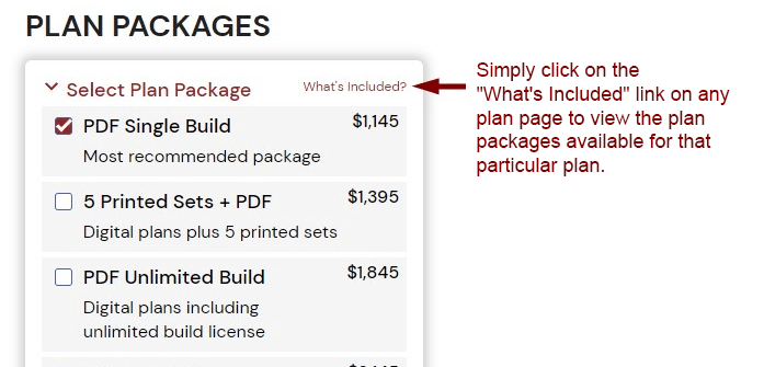 THD Plan Packages