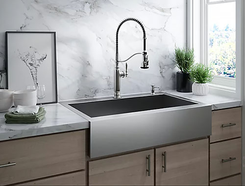 A Practical Kitchen Faucet with a High Arch