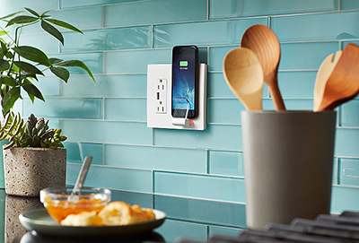 Built-in Wall Chargers for Your Devices